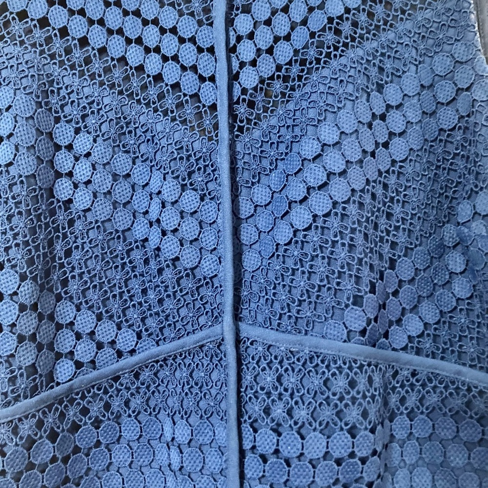 Adelyn Rae Blue Lace Dress - Picture 9 of 14